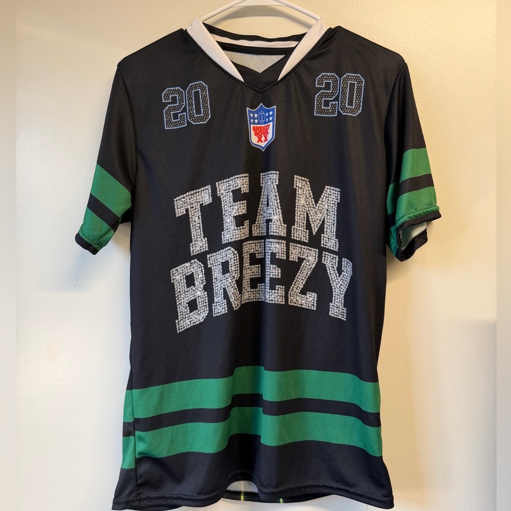 Team Breezy Black and Green Jersey